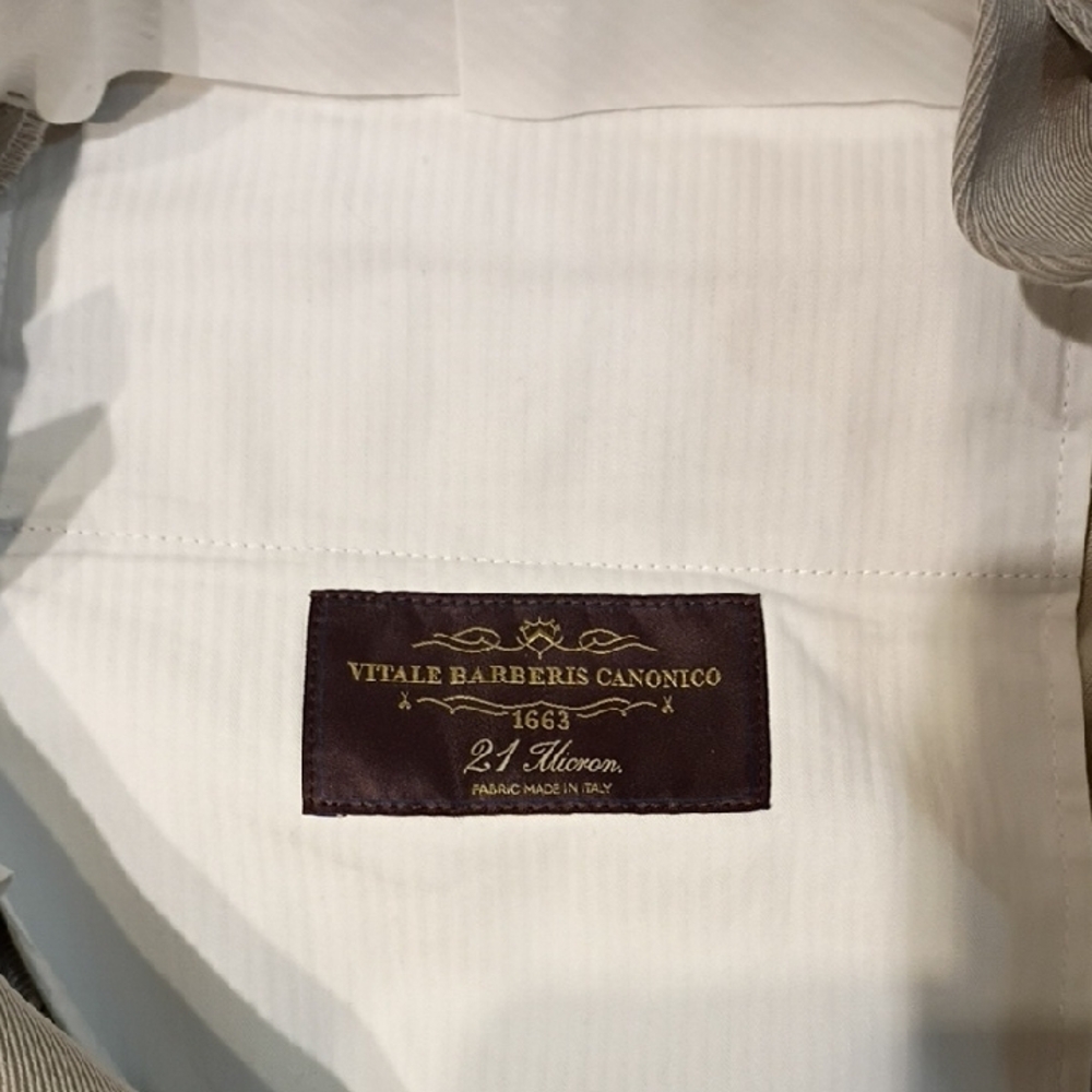 Suitsupply Taupe/Cream Dress Pants 32 - Picture 3 of 14